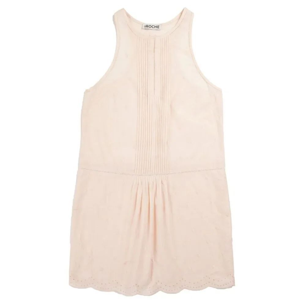 St. Roche Agnes 100% Organic Cotton Dress in Baby Pink NWT Size Medium